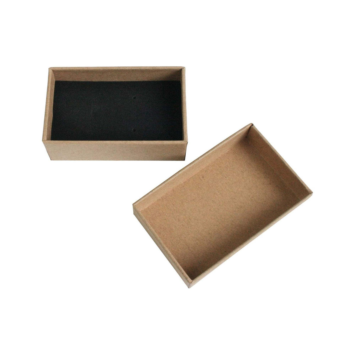 Brown Jewelry Box with Black Spoge