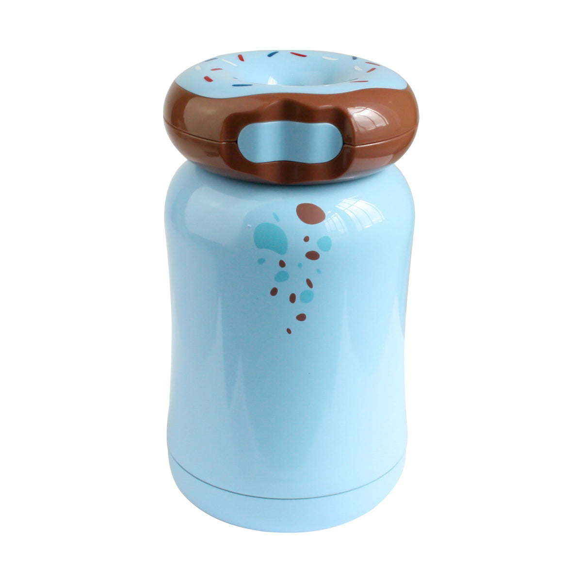 Cute Donut Bottle - 230 ml Blue