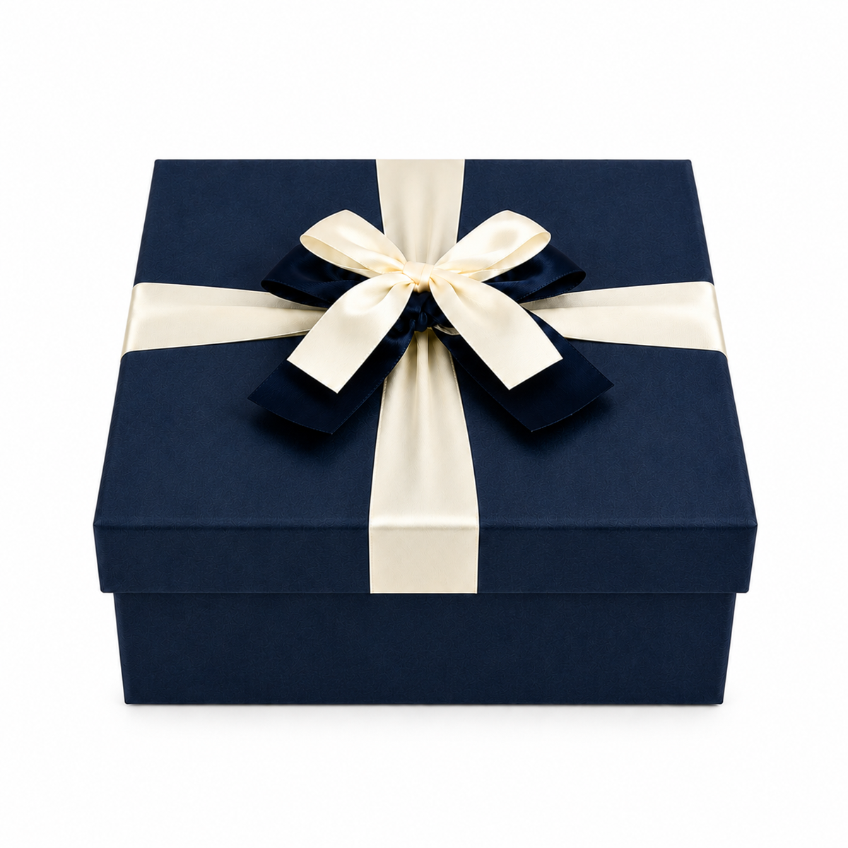 Luxury Square Rigid Dark Blue Gift Boxes - Single (Sizes Available)