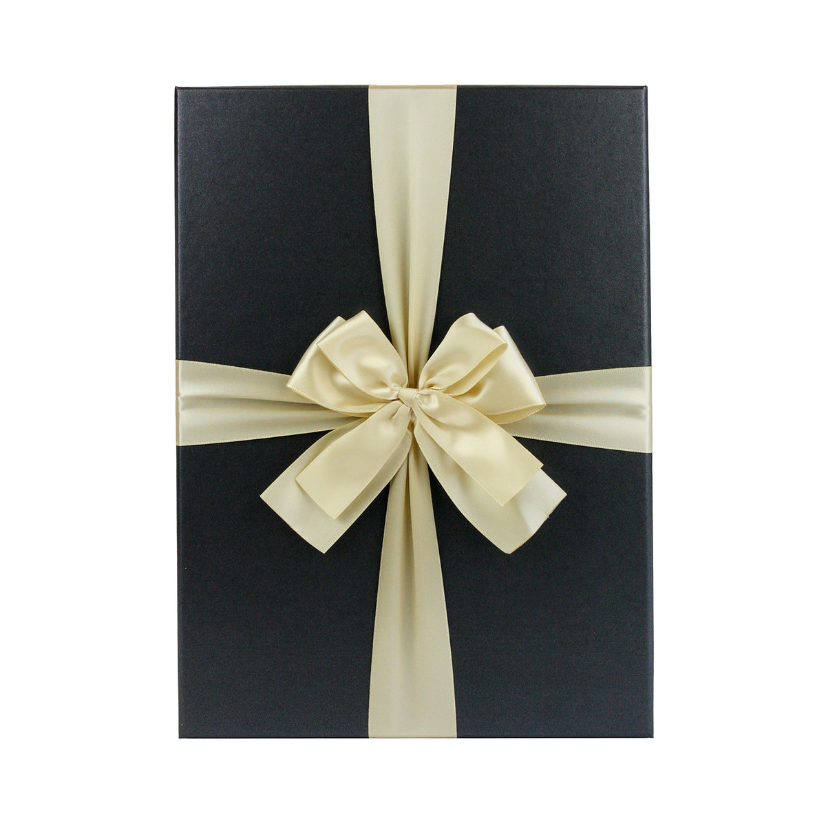 Durable Luxury Black Gift Boxes with Decorative Bow