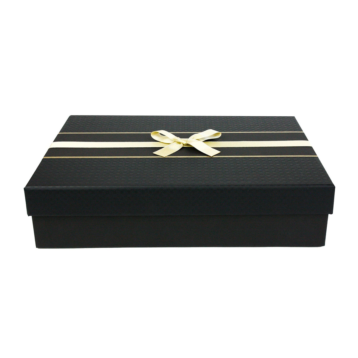 Luxury Black Gift Box with Satin Bow