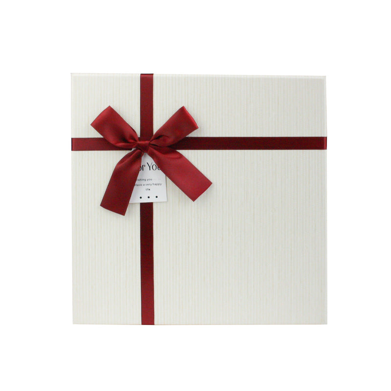 Elegant Burgundy and Cream Gift Box Set