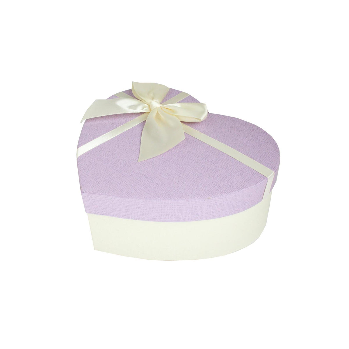 Luxury Heart Shaped White/Lilac Gift Boxes 