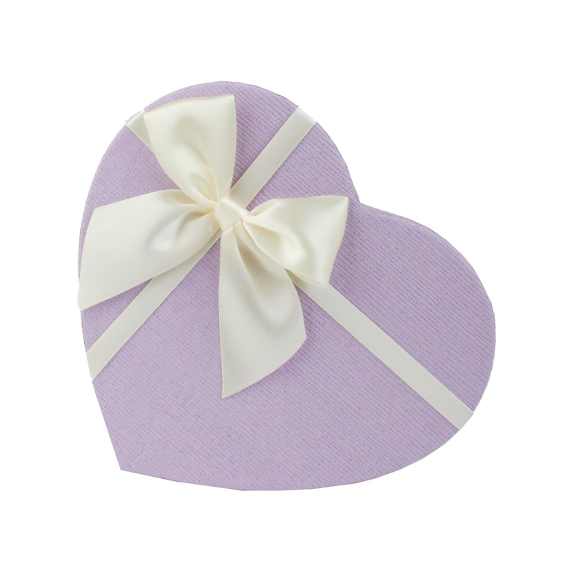 Heart Shaped White/Lilac Gift Boxes