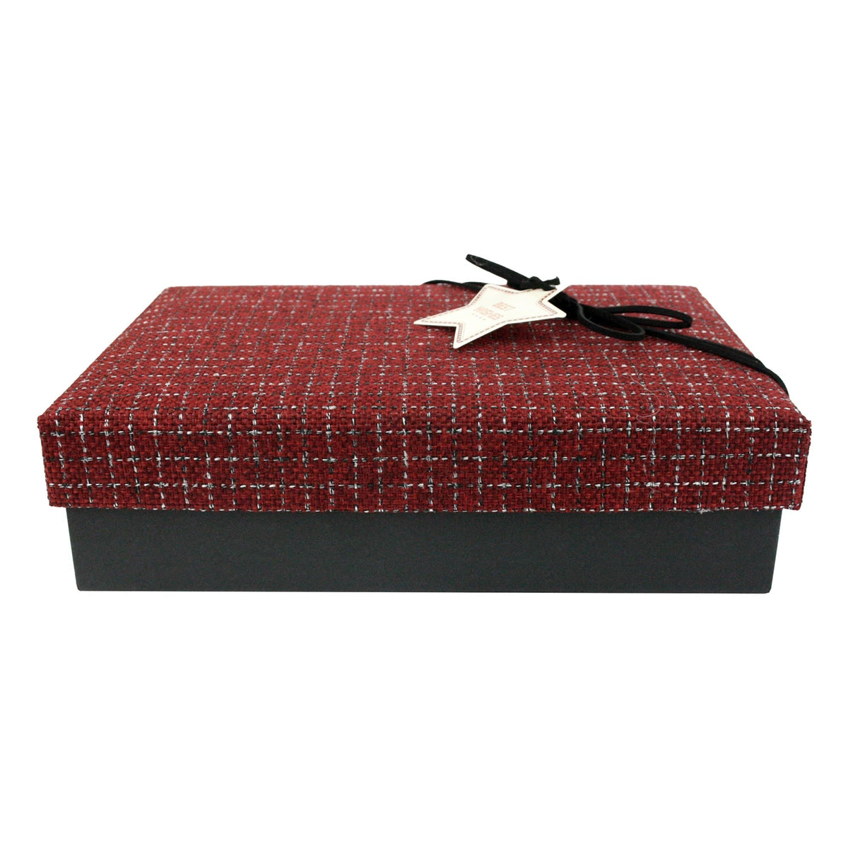 Luxury Textured Red/Black Gift Box - Single