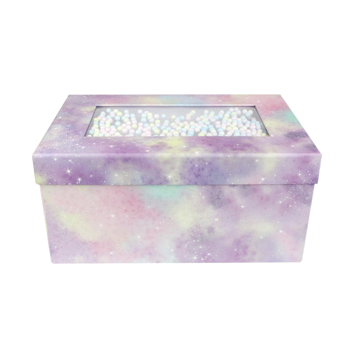 Pink Purple Pastel with Multicolored Balls Gift Box - Single (Sizes Available)