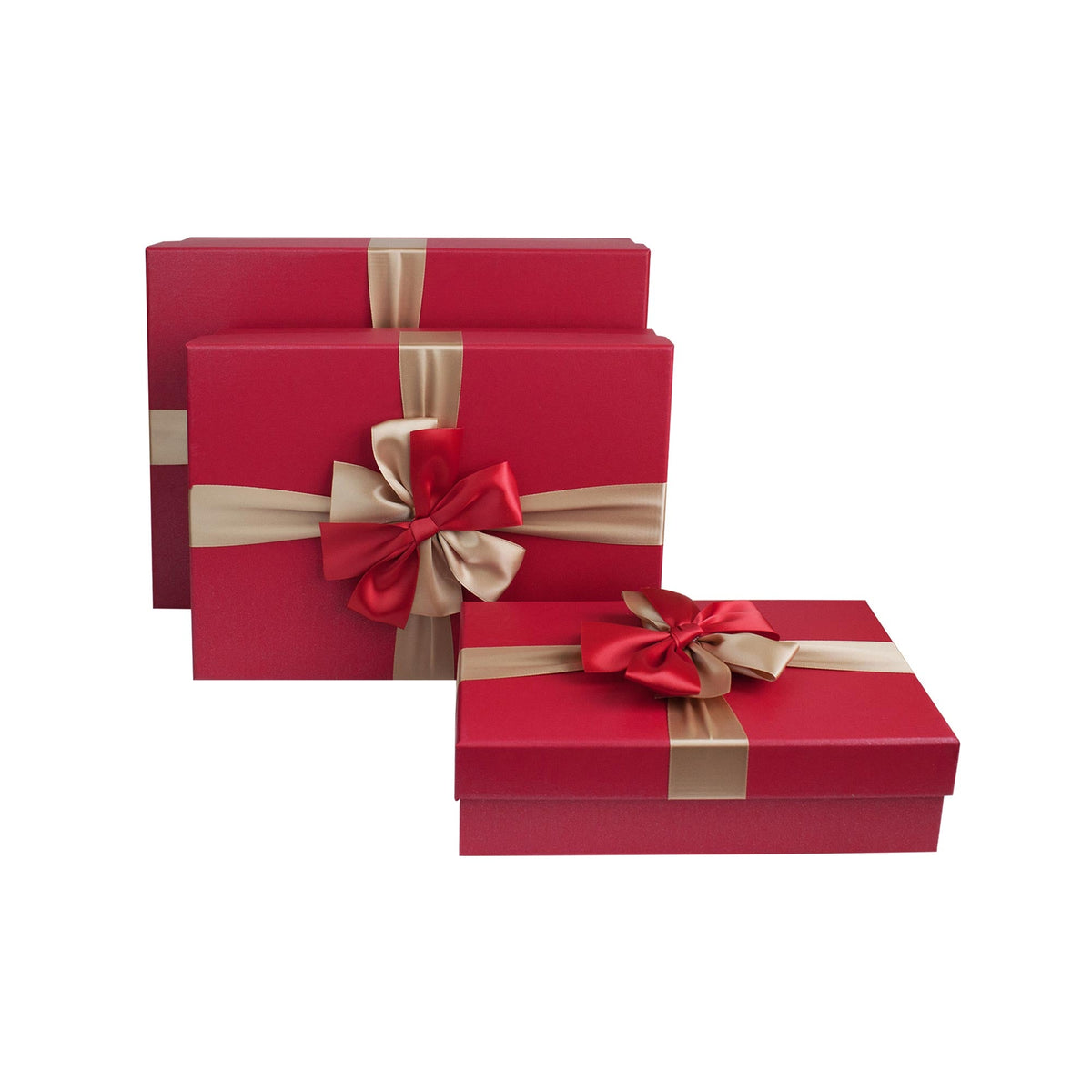 Elegant Red Presentation Boxes