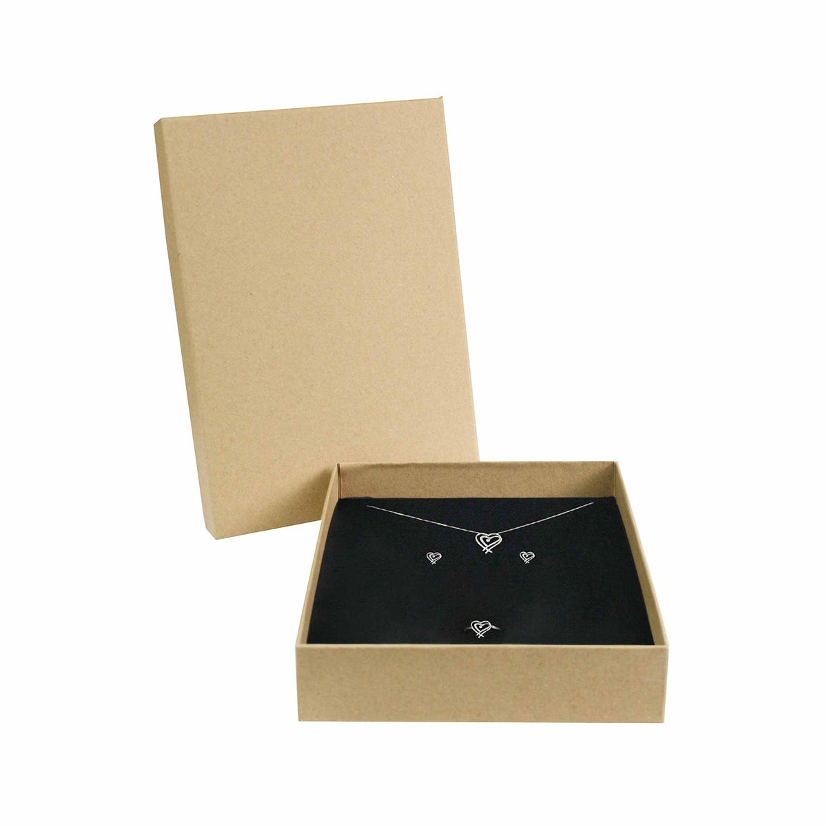 Luxury Jewelry Gift Box with Protective Sponge Interior