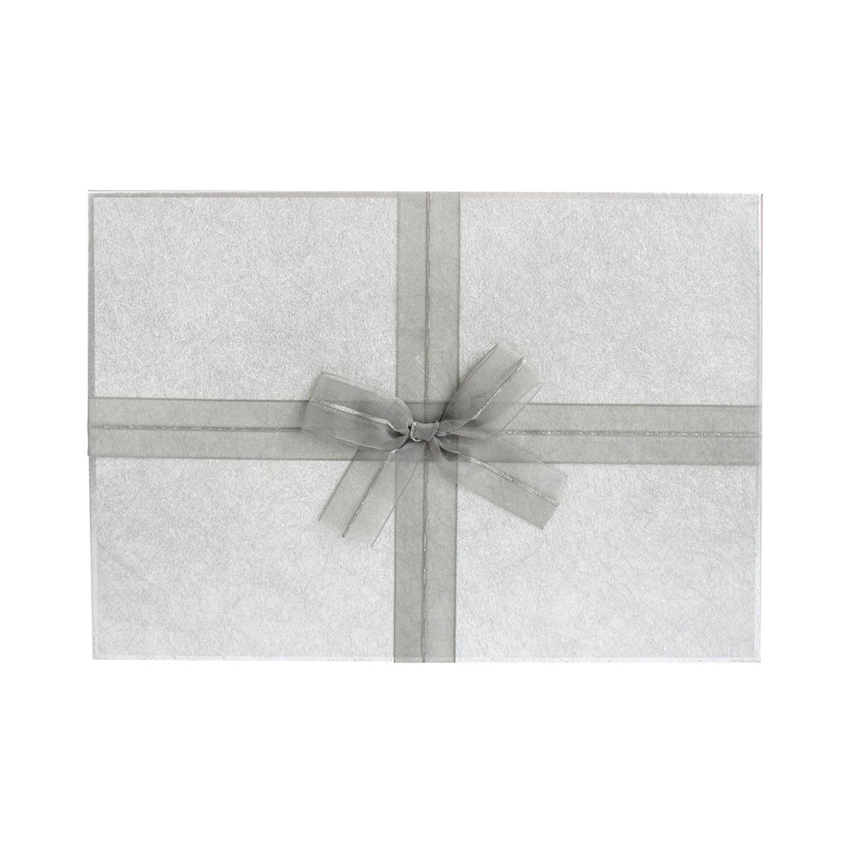 Luxury Grey Gift Box with Satin Bow