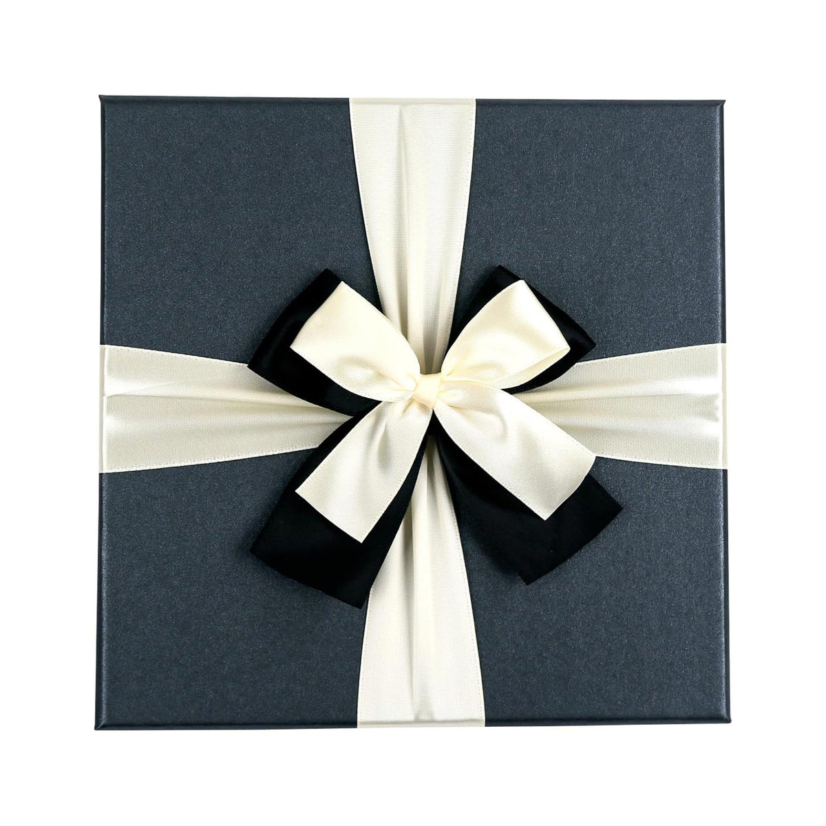 Stylish Black Gift Box with Contrasting Interior