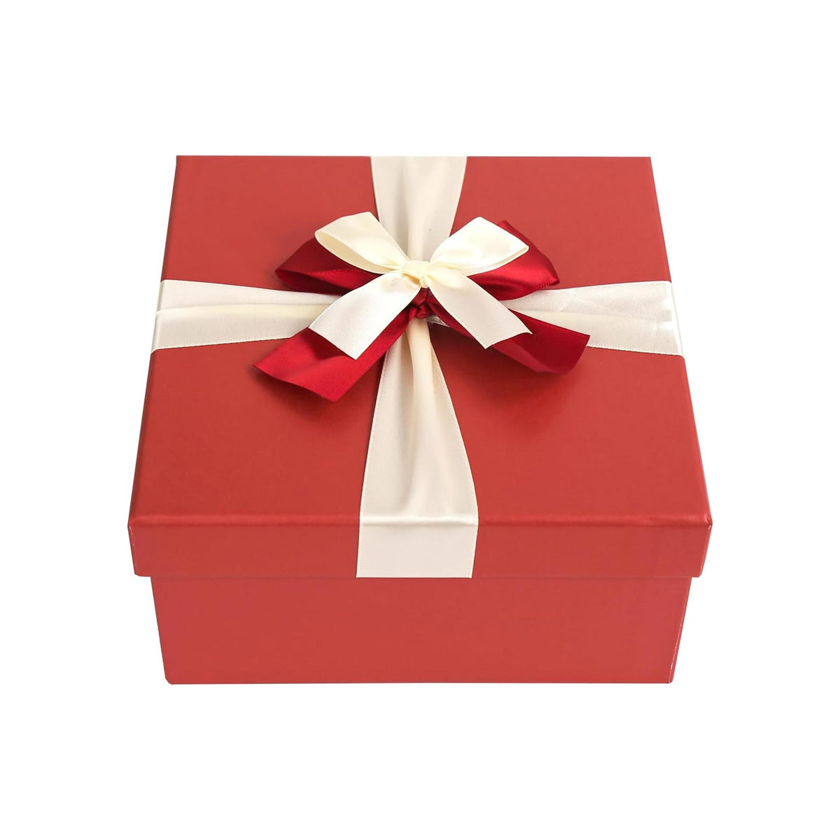 Luxury Square Rigid Red Gift Boxes - Single (Sizes Available)