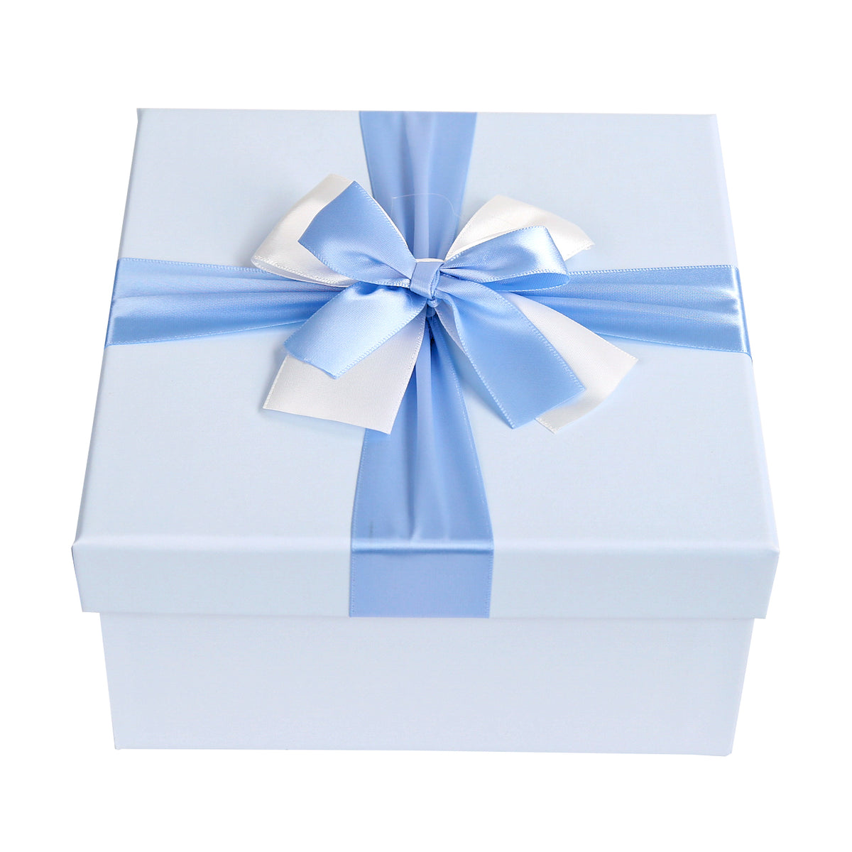 Luxury Square Rigid Baby Blue Gift Boxes -  Single (Sizes Available)