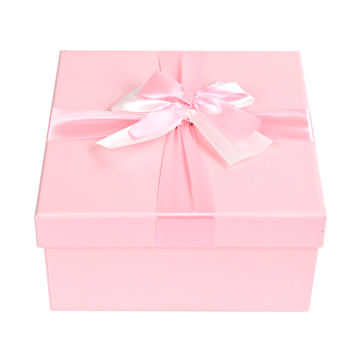 Luxury Square Rigid Baby Pink Gift Boxes- Single (Sizes Available)
