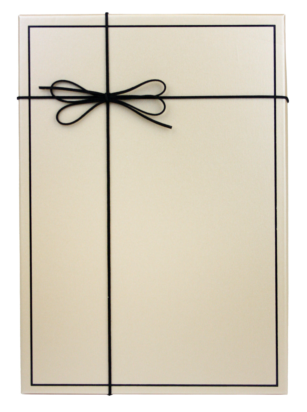 Rose Gold Slim Gift Box With Ribbon - Single