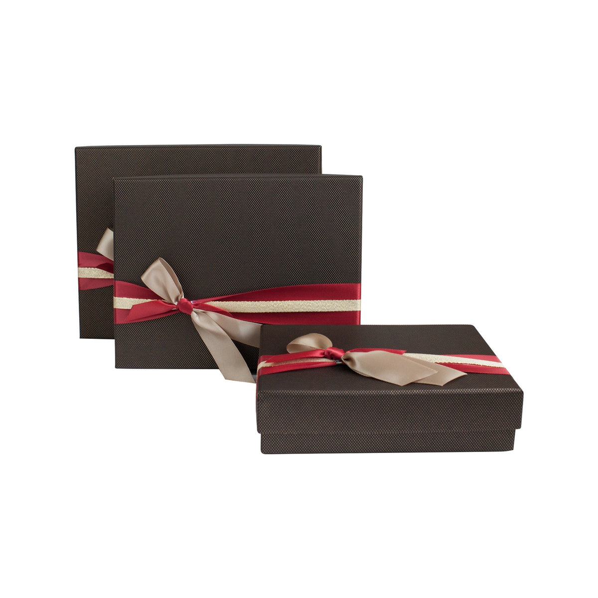 Luxury Gift Boxes Set of 3 with Satin Ribbon