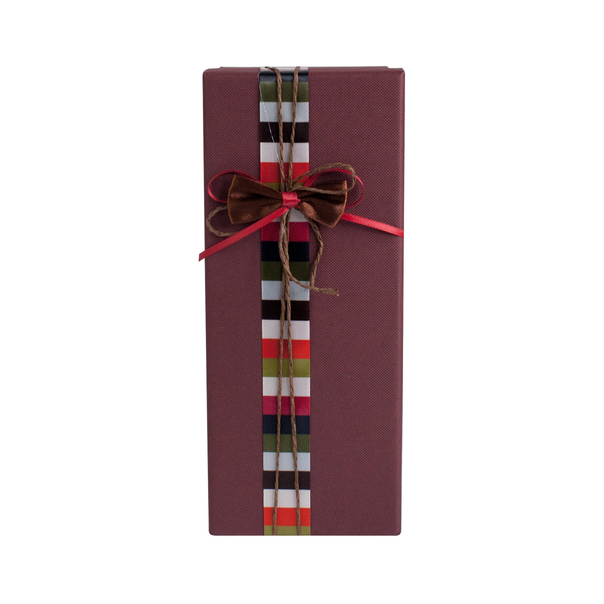 Textured Burgundy Gift Box