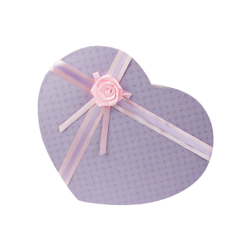 Baby pink birthday gift box with lilac lid for her