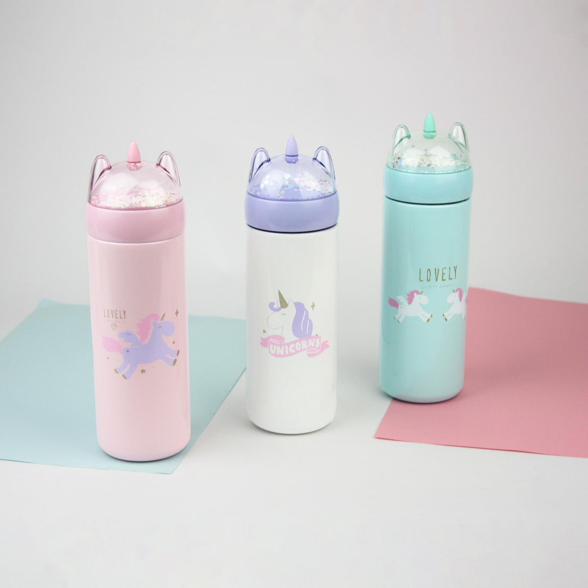 Shimmery Unicorn Flask - 330ml