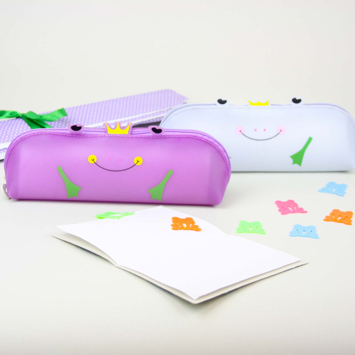 Frog Pencil Case - Assorted Colours