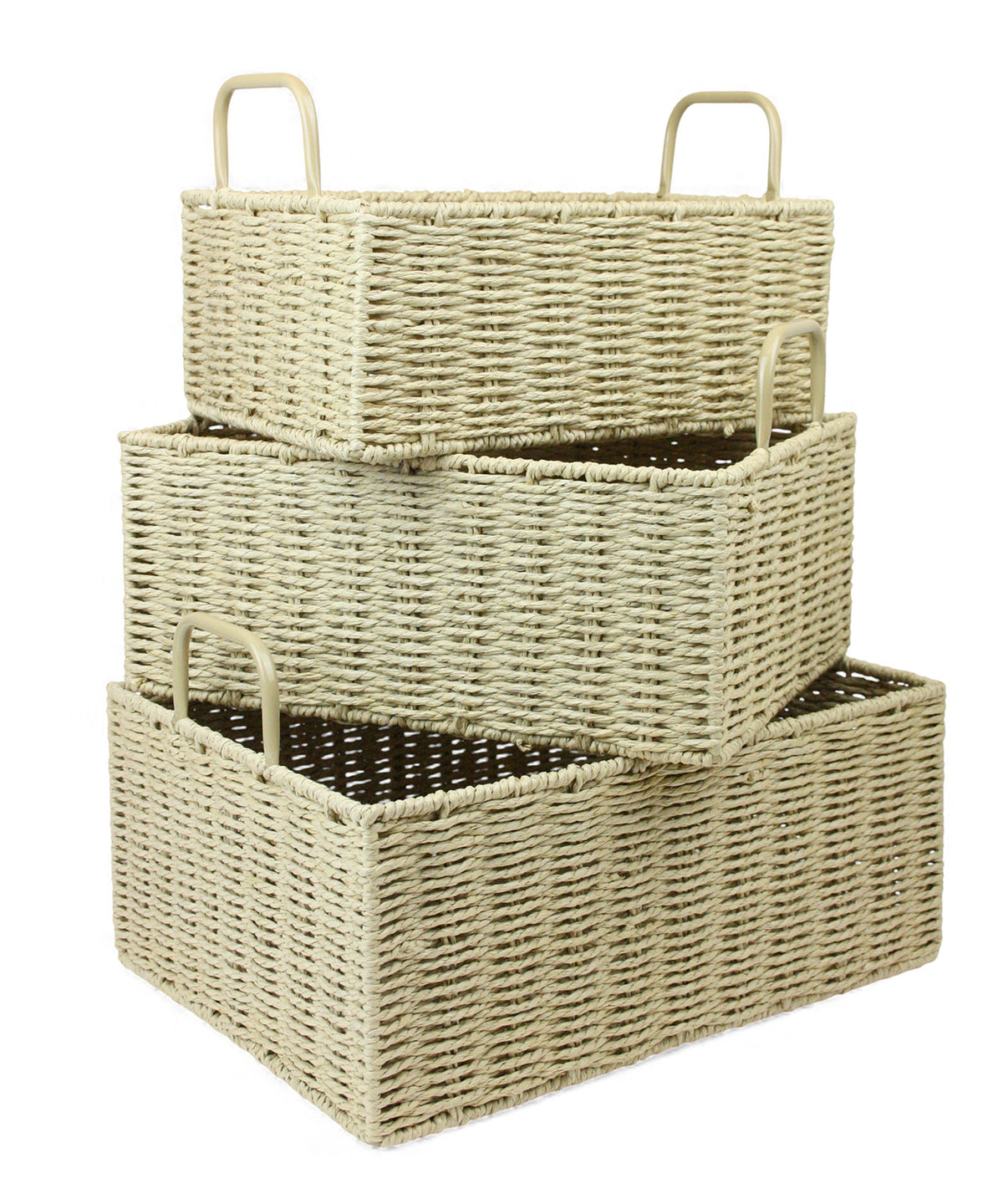 Set of 3 Wicker Baskets