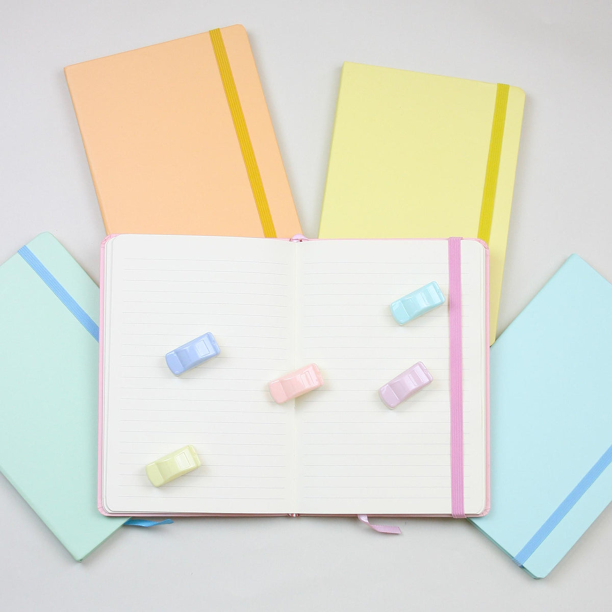 Pastel Colors Hardback Notebook (Colours & Sizes Available)