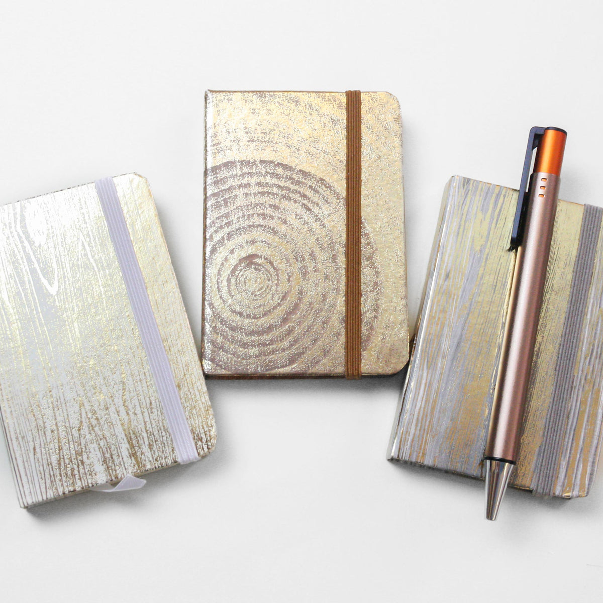 A7 Metallic Hardback Pocket Notebook