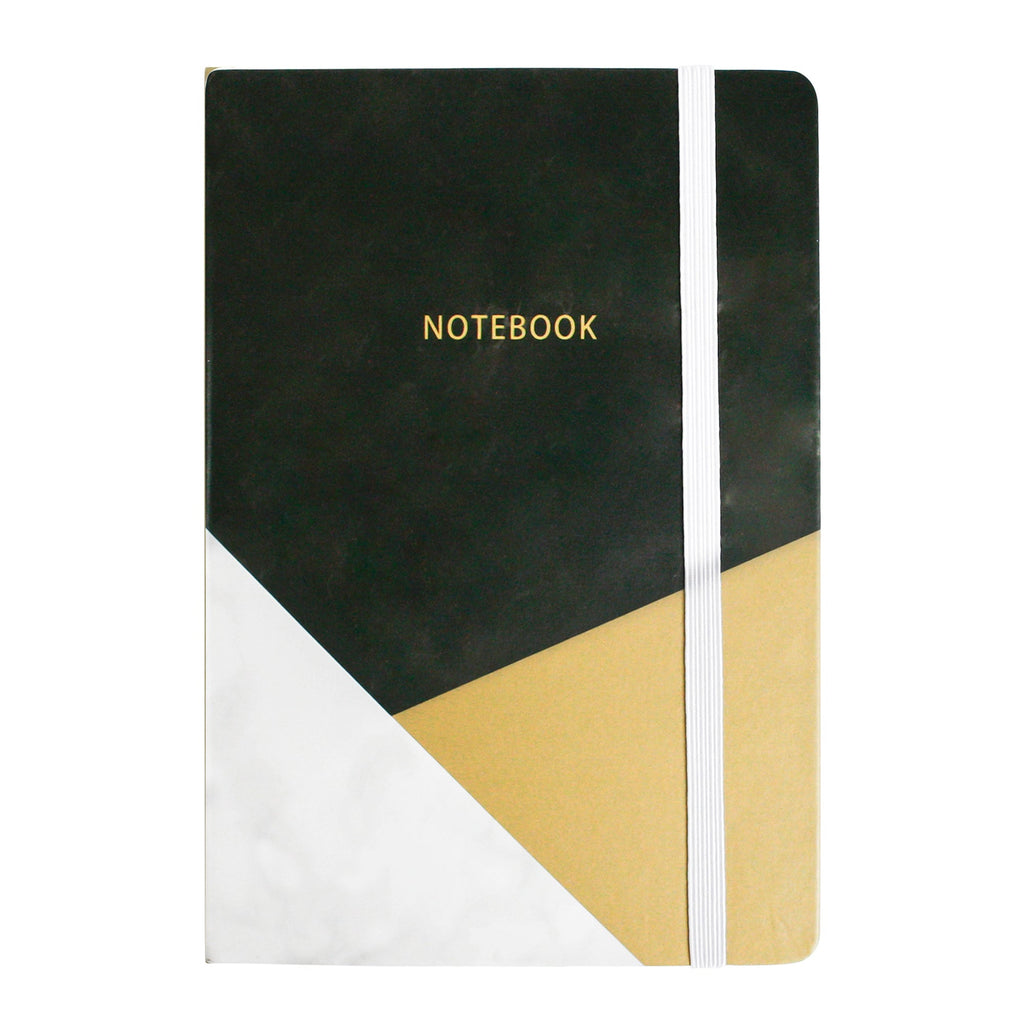 A5 Marble Effect Notebook - Black ( STANOTE075 )