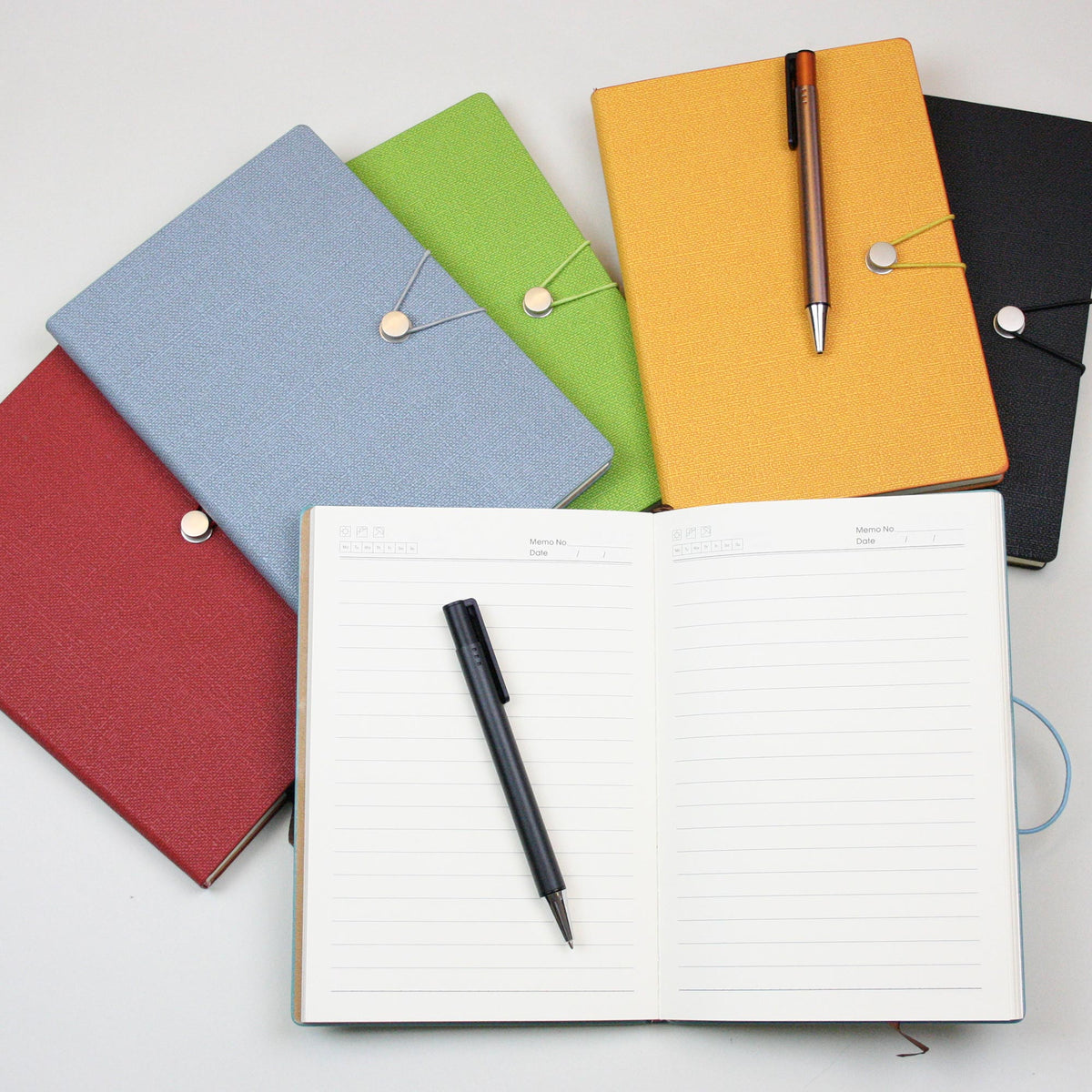 A5 PU Leather Hardback Notebook (Colours Available)