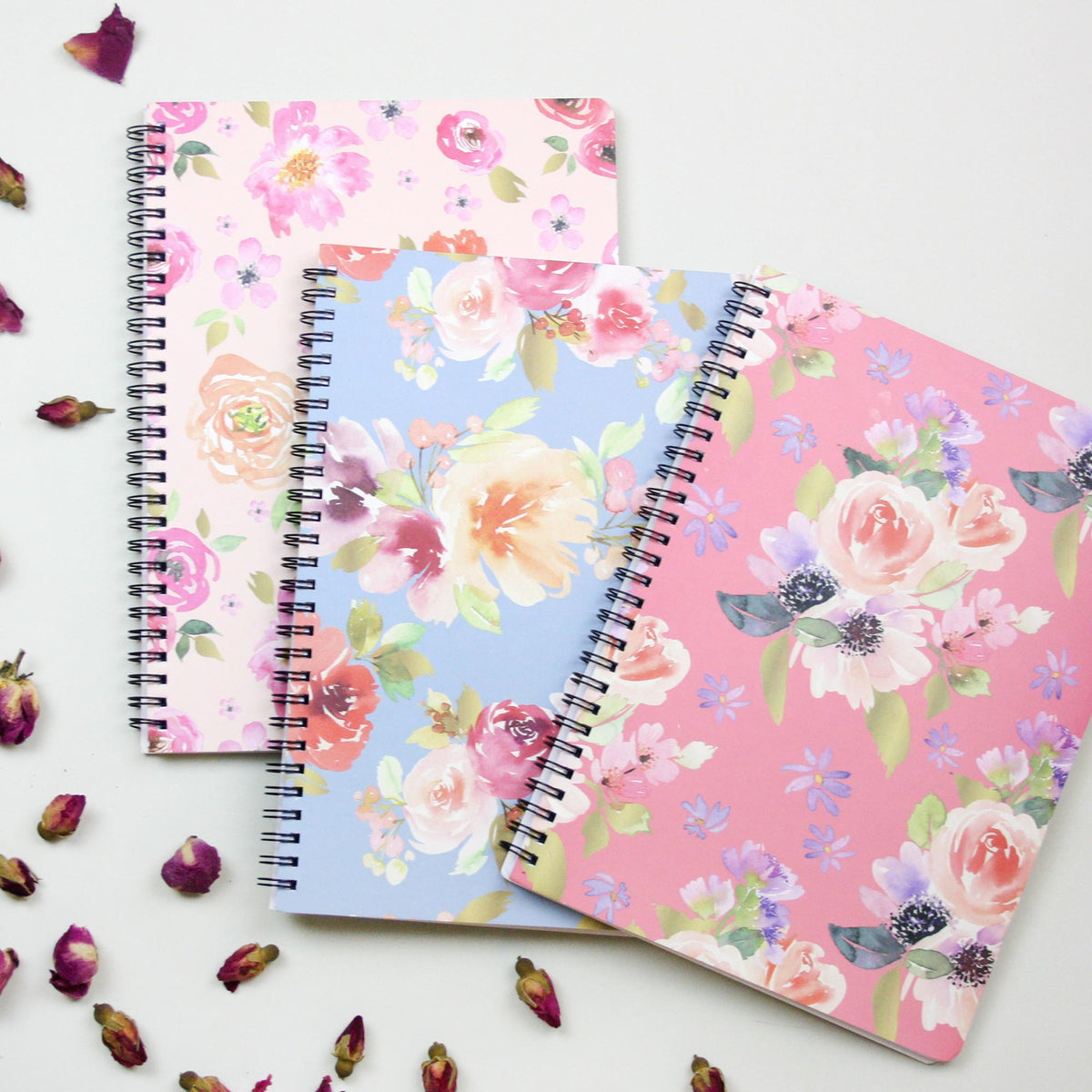 B5 Floral Delight Spiral Bound Journal Notebook (Designs Available)