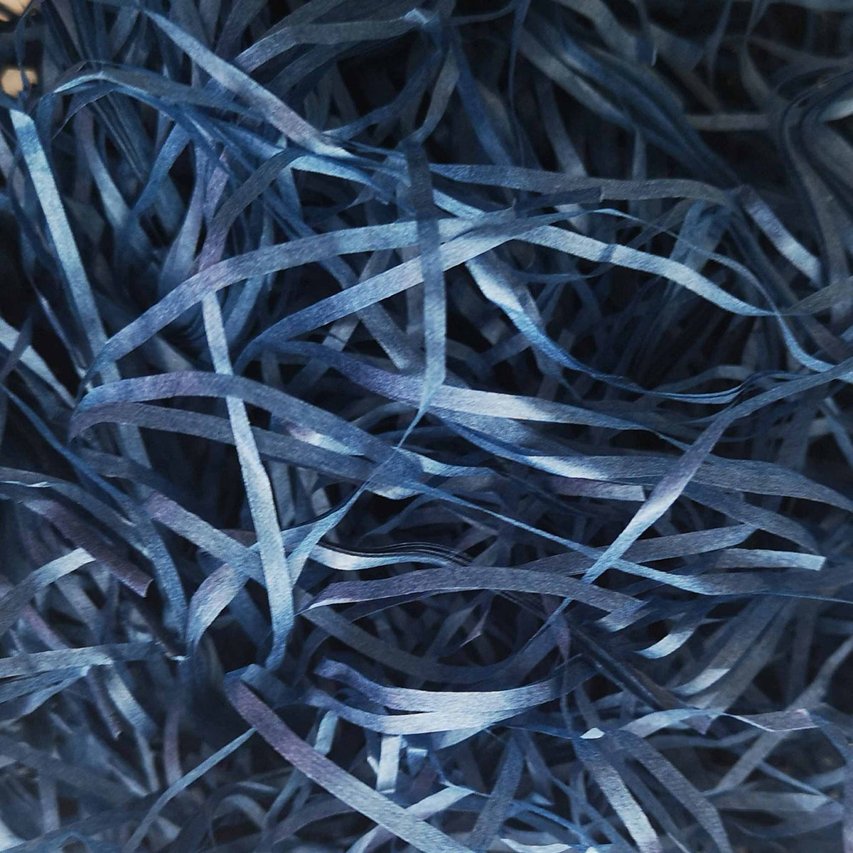 Shredded Tissue Paper for Packaging and Decor - Dark Blue