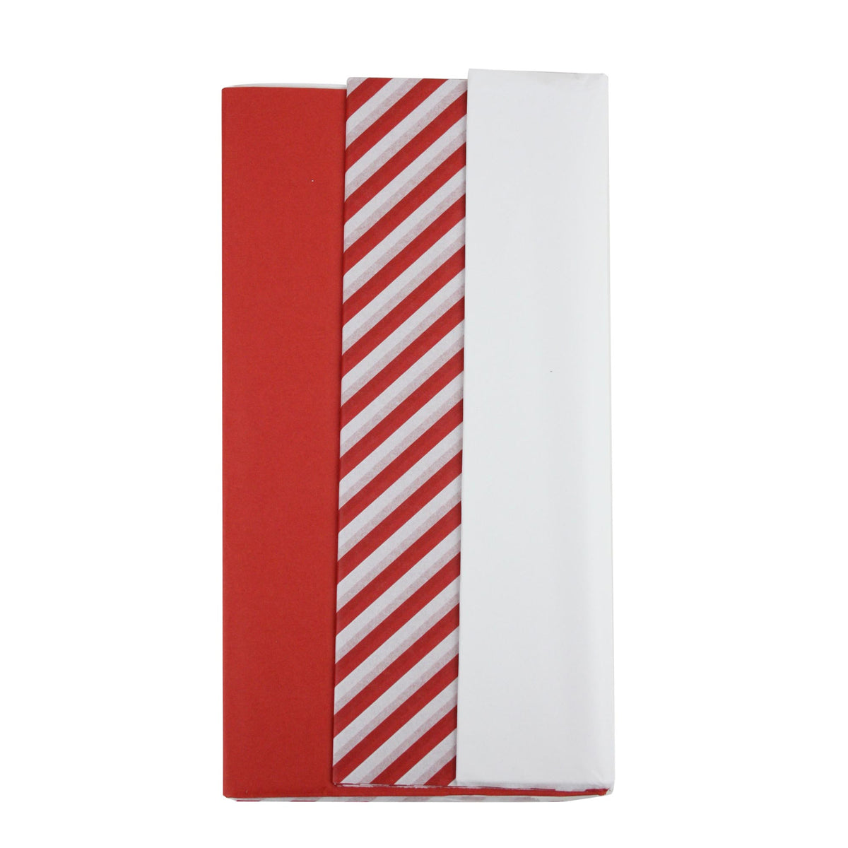 Red and White Tissue Paper - Pack of 24