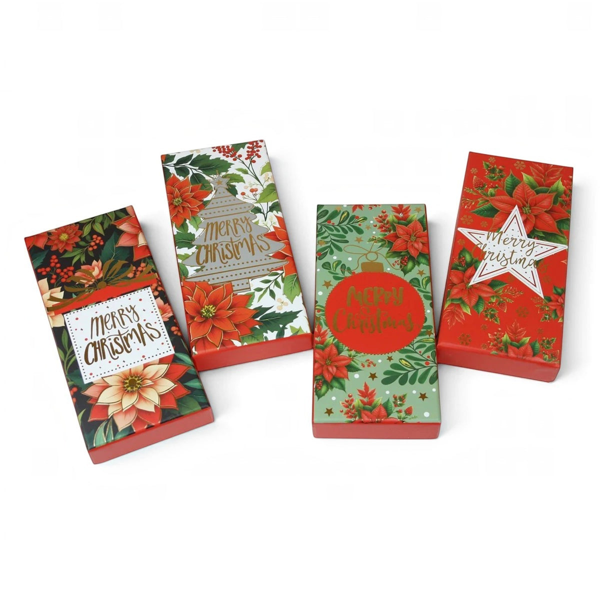 Christmas Money Gift Boxes, Set Of 4, ( Available in Four Festive Designs)